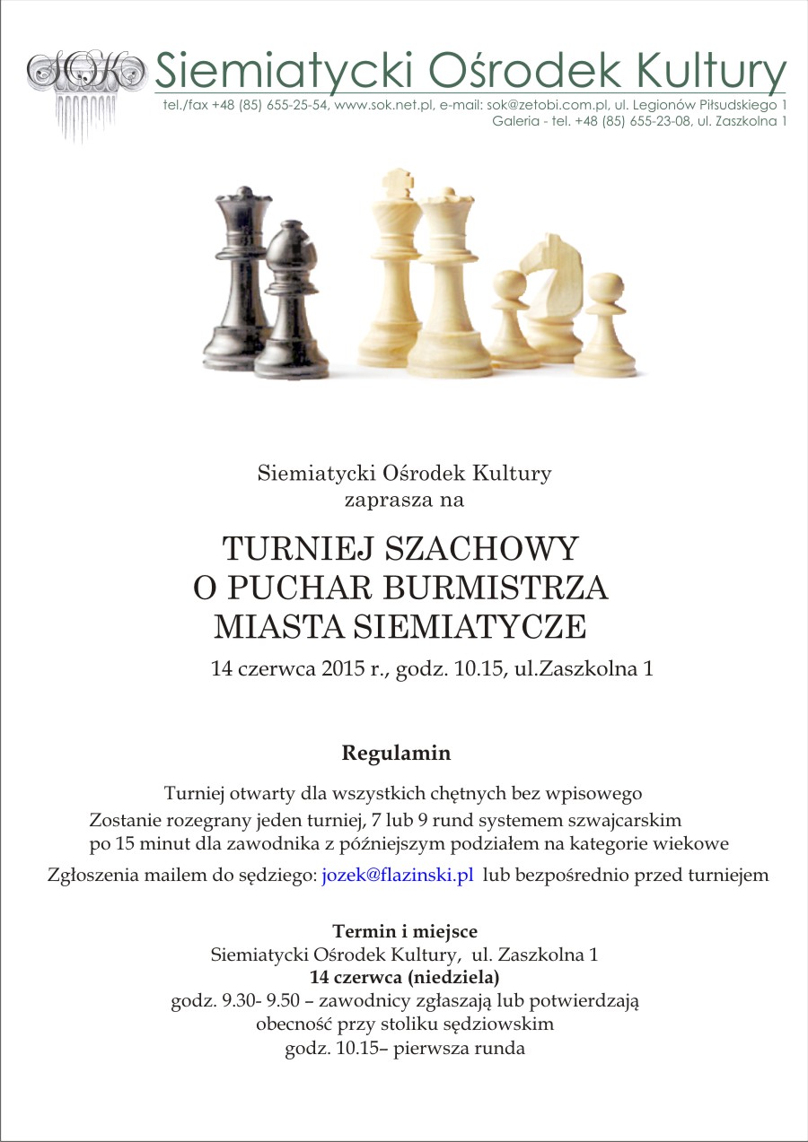turniej szachy 2015