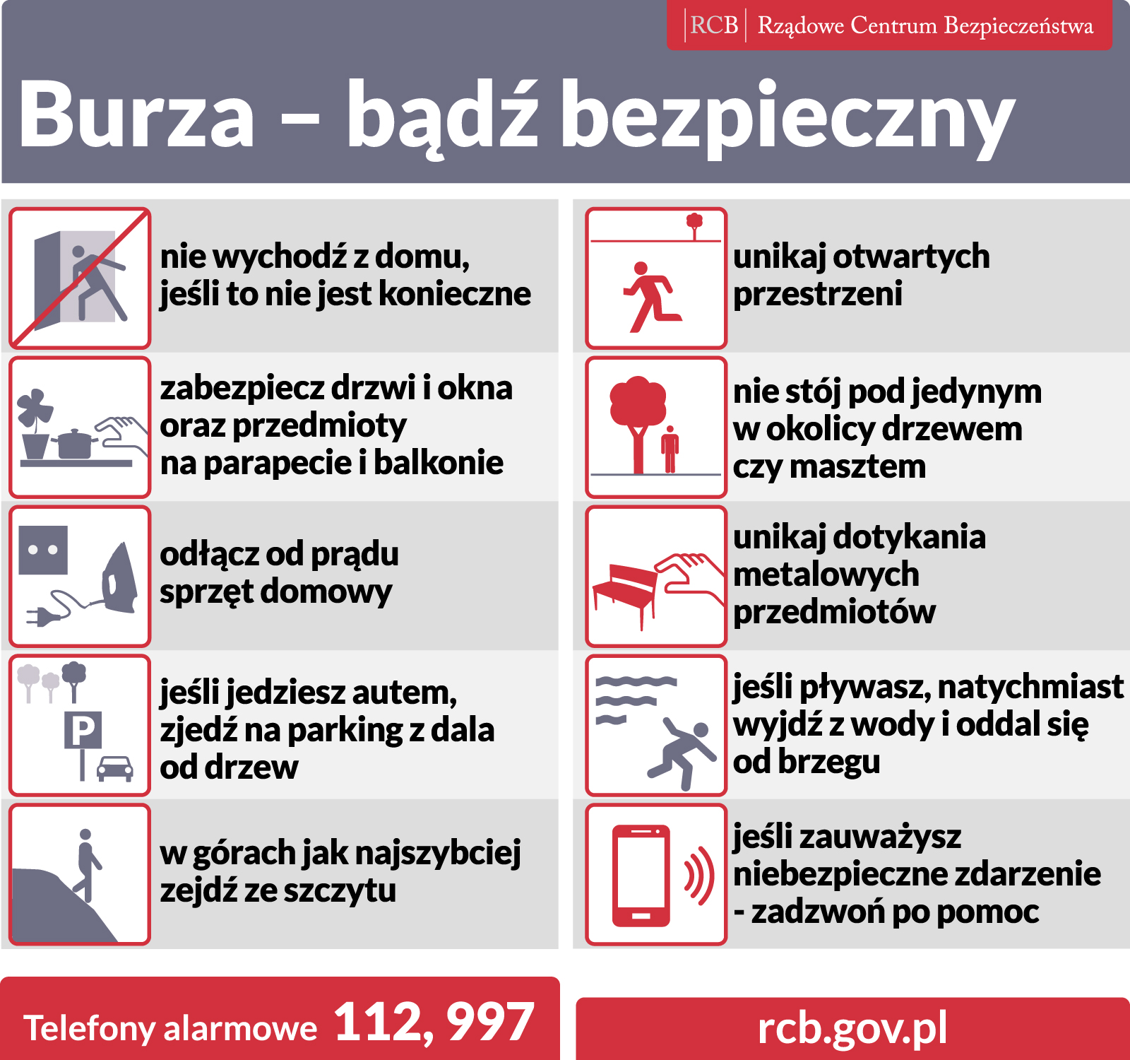 Burze bądź bezpieczny