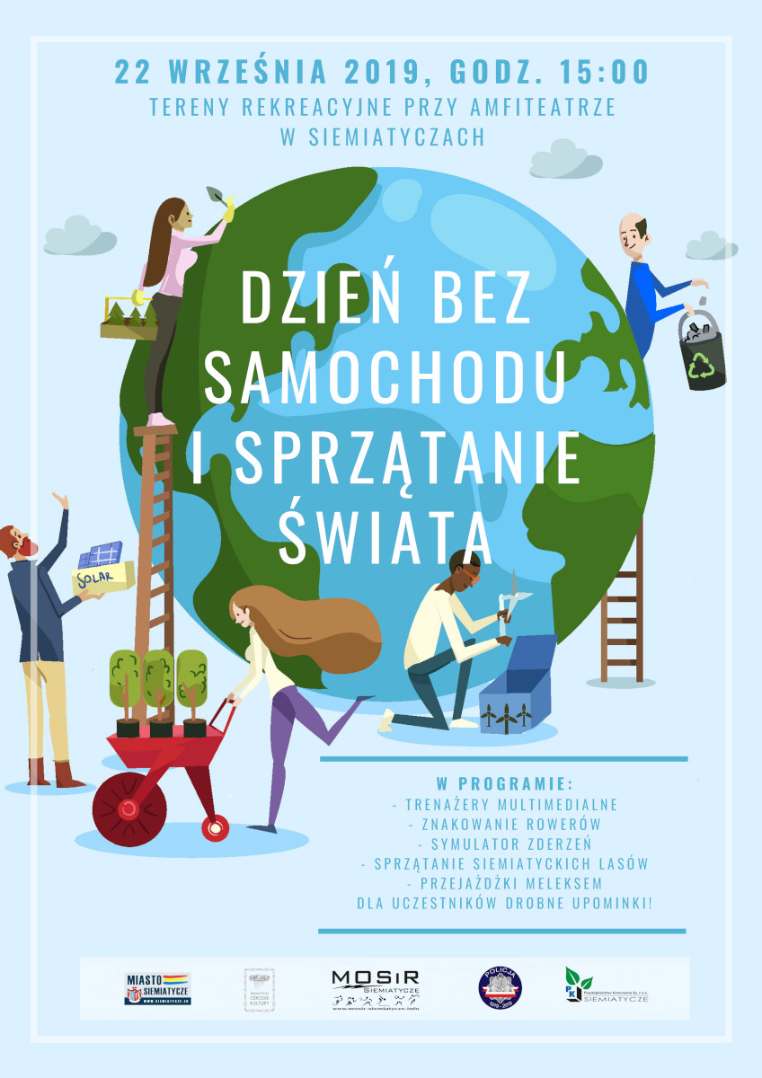 Sprzatanie Swiata i Dzien bez Samochodu 2019