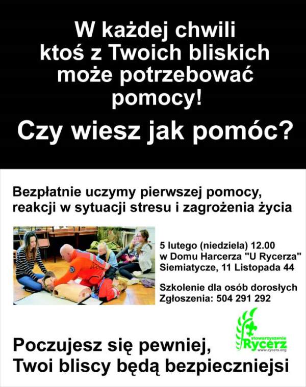  szkolenie pierwsza poomoc Rycerz www