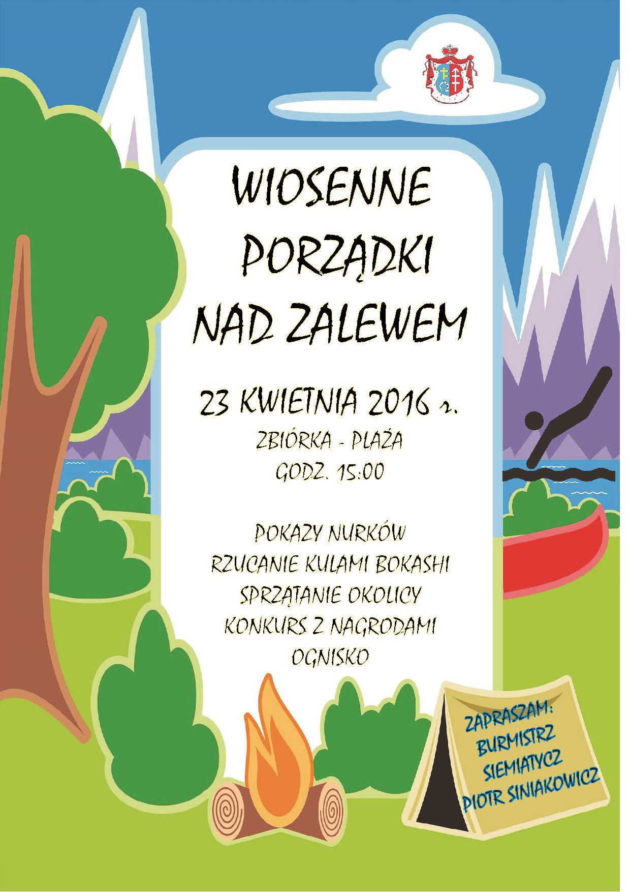 plakat czyszczenie zalewów