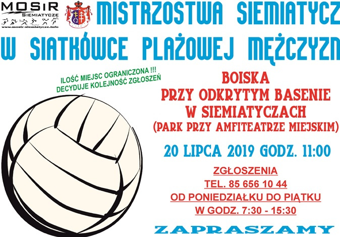 plakat siatkówka plażowa1